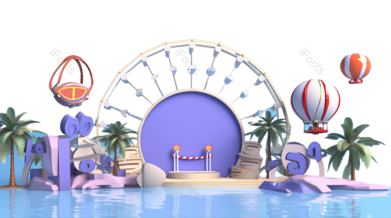 商品图片,卡通元素,天空PNG,夏天免抠素材